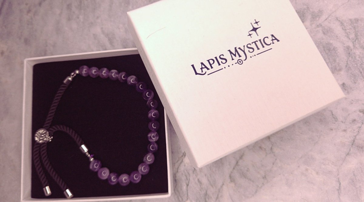 AMETHYST ARMBAND - NOCTIS (SILBER) - Lapis Mystica - 