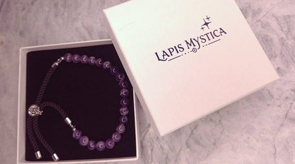 AMETHYST ARMBAND - NOCTIS (SILBER) - Lapis Mystica - 