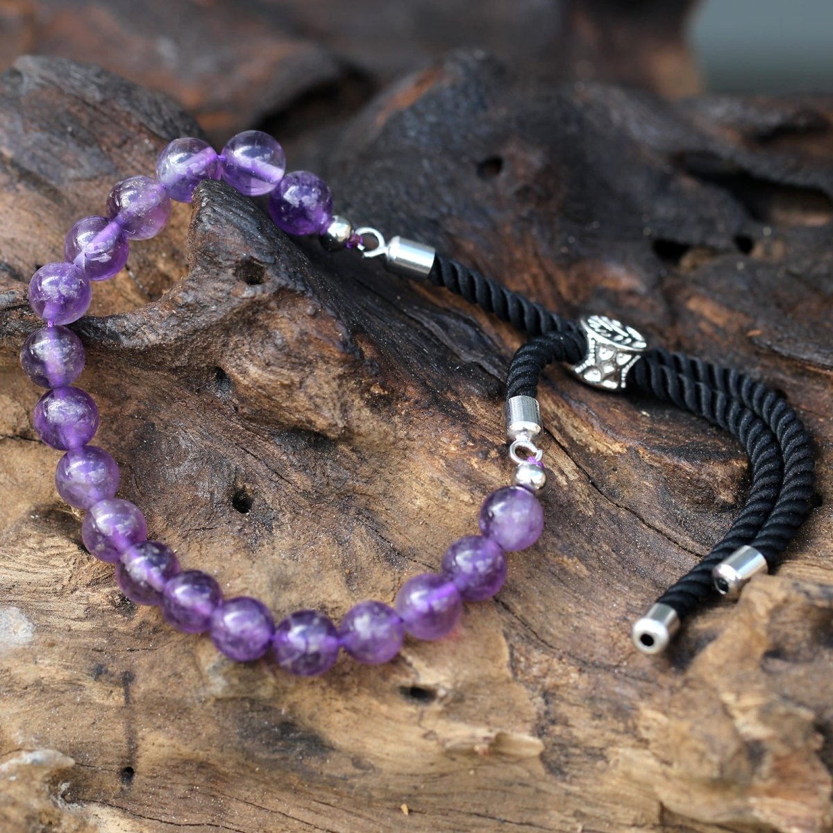 AMETHYST ARMBAND - NOCTIS (SILBER) - Lapis Mystica - 