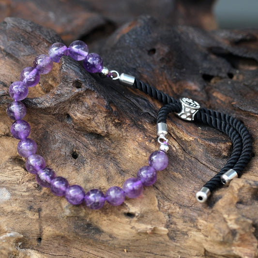 AMETHYST ARMBAND - NOCTIS (SILBER) - Lapis Mystica - 