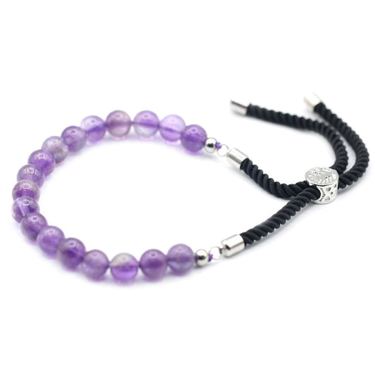 AMETHYST ARMBAND - NOCTIS (SILBER) - Lapis Mystica - 