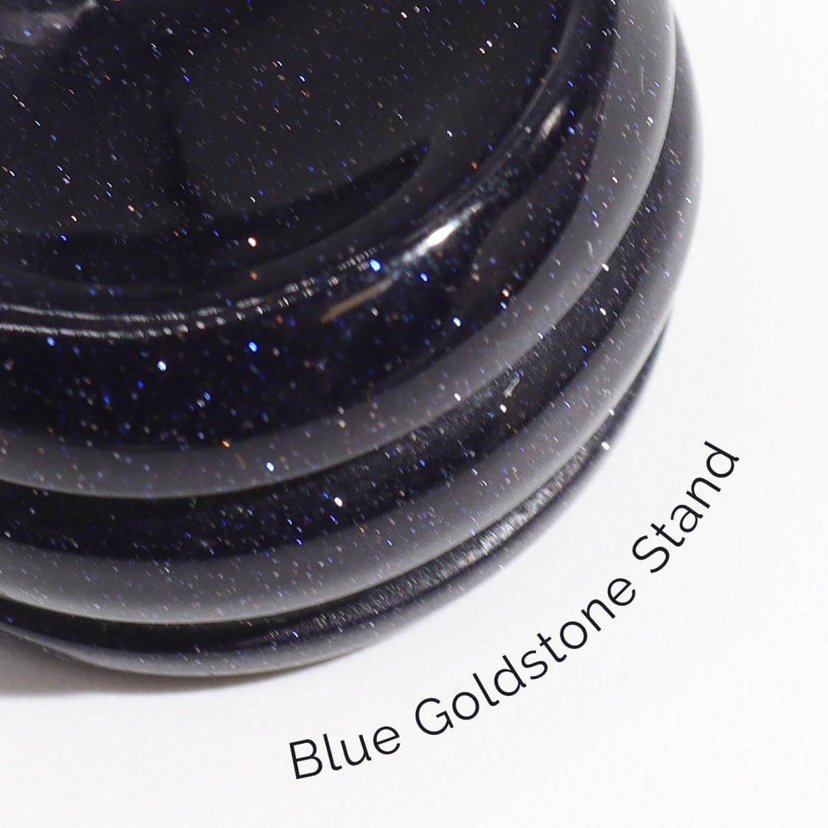 AMETHYST PLANET AUF BLAUEM GOLDSTEIN - STÄNDER - JUPITER - Lapis Mystica - 