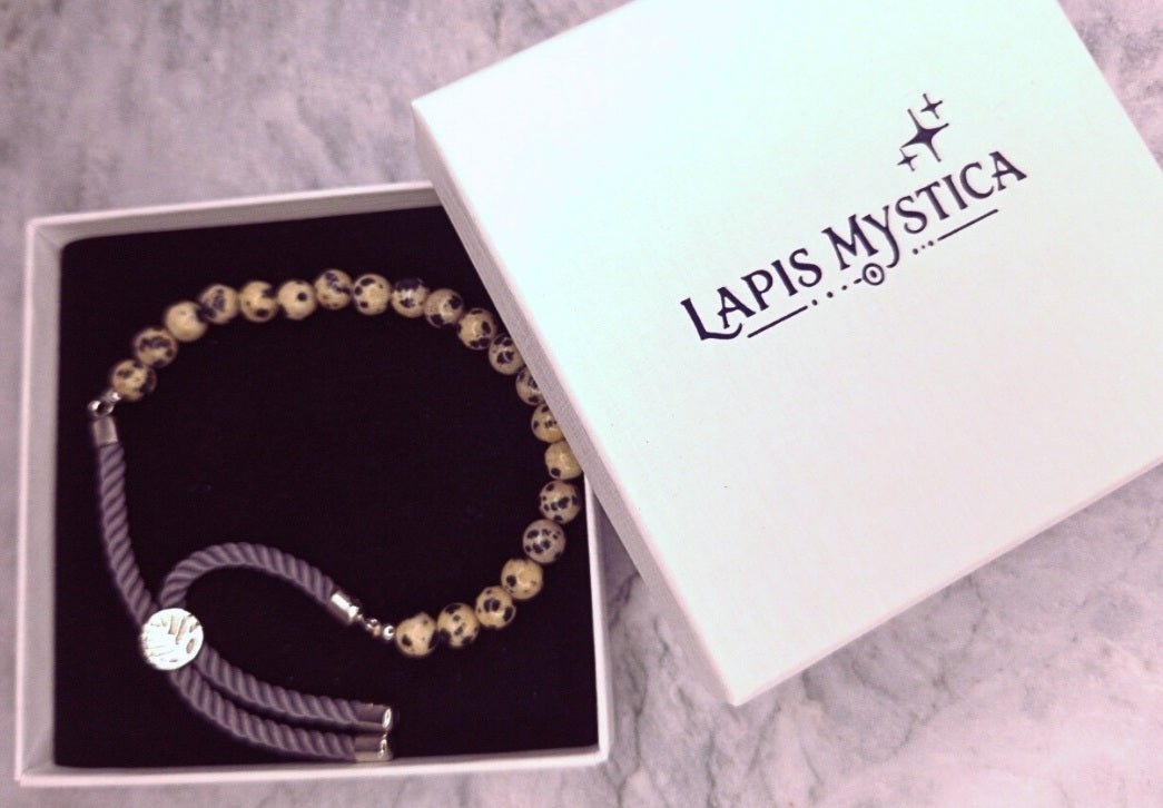 DALMATINER - JASPIS ARMBAND - DALMOR (SILBER) - Lapis Mystica - Schmuck