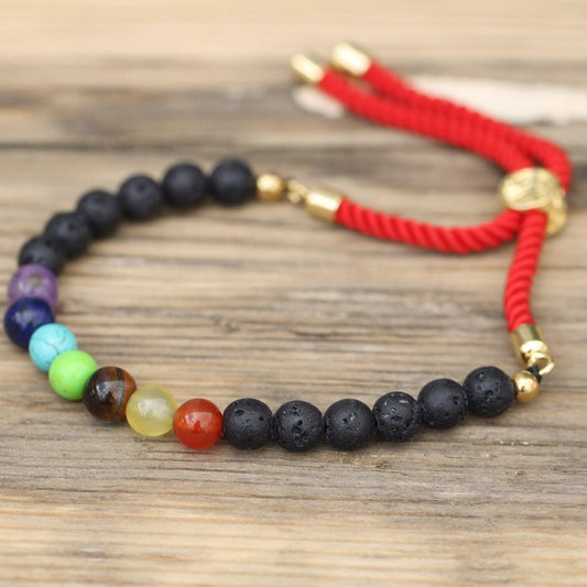 LAVASTEIN ARMBAND - CHAKRA AURUM (GOLD) - Lapis Mystica - Schmuck