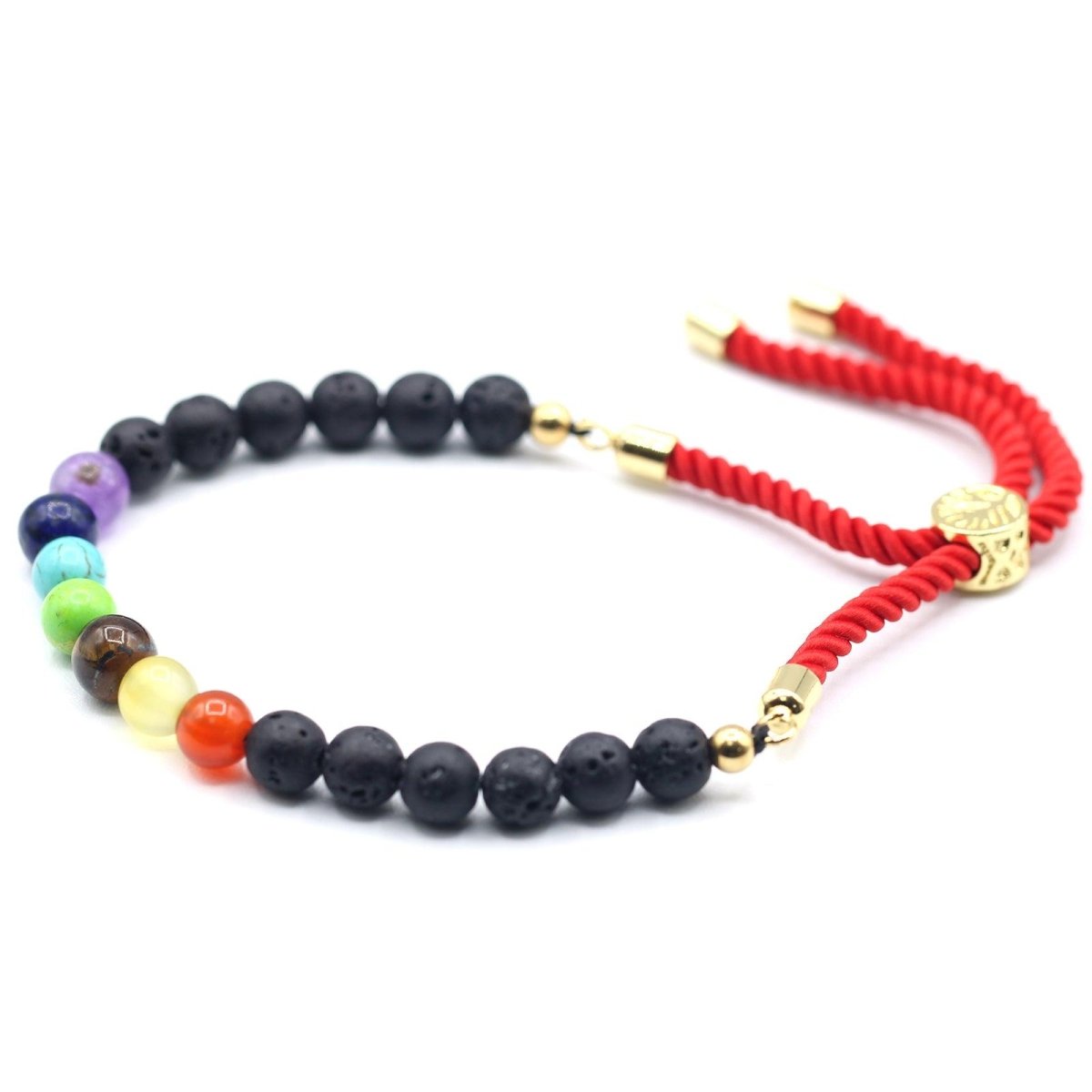 LAVASTEIN ARMBAND - CHAKRA AURUM (GOLD) - Lapis Mystica - Schmuck