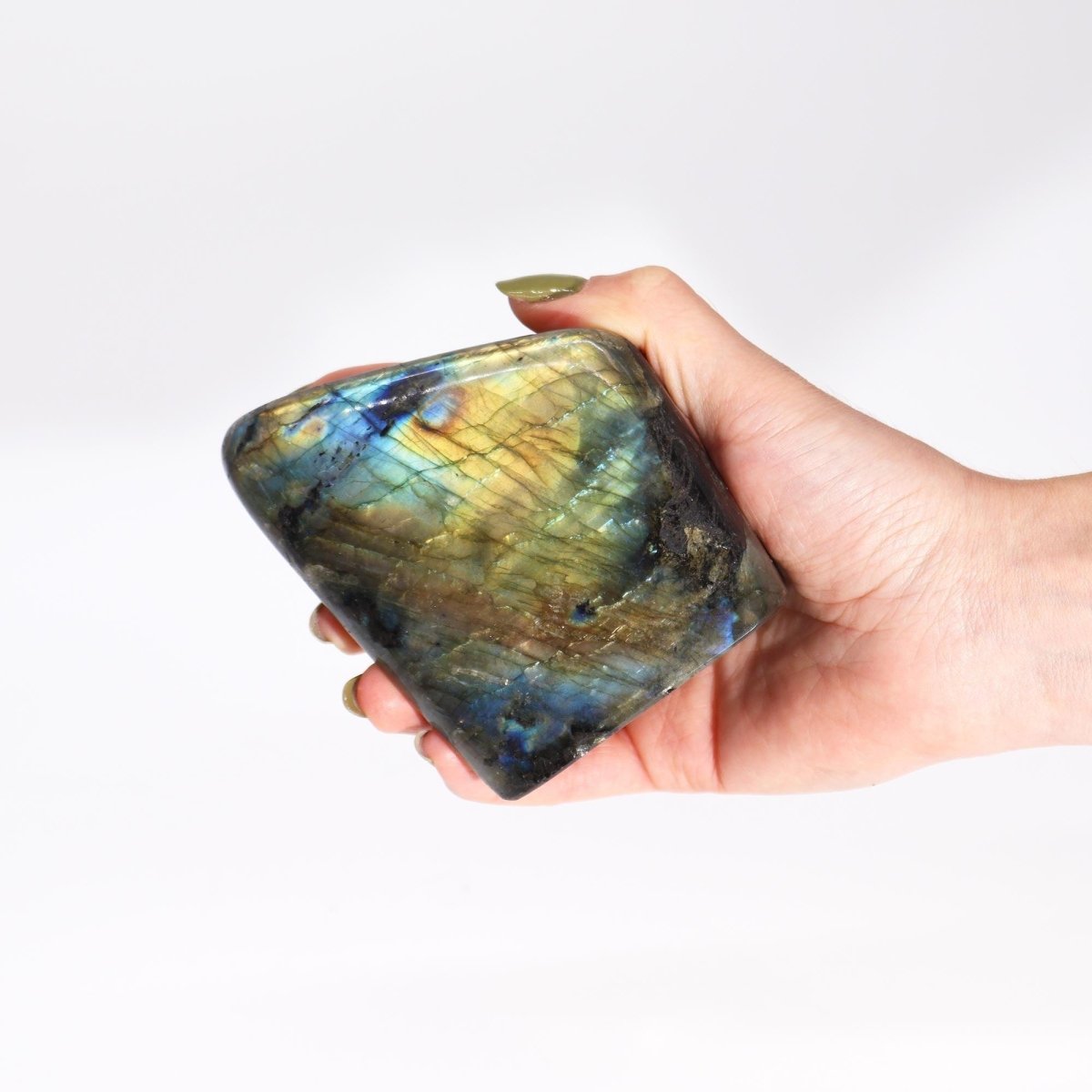 MADAGASKAR - LABRADORIT - MEDIUM (ca. 635 - 750g, 8 - 11cm) - Lapis Mystica - 