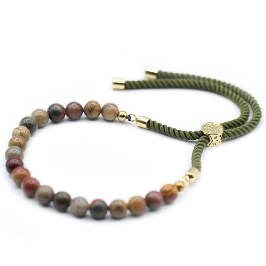 PICASSO - JASPIS ARMBAND - JASPURA (GOLD) - Lapis Mystica - Schmuck