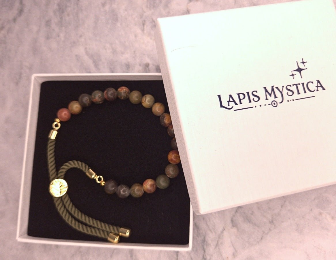 PICASSO - JASPIS ARMBAND - JASPURA (GOLD) - Lapis Mystica - Schmuck