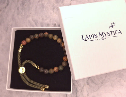 PICASSO - JASPIS ARMBAND - JASPURA (GOLD) - Lapis Mystica - Schmuck