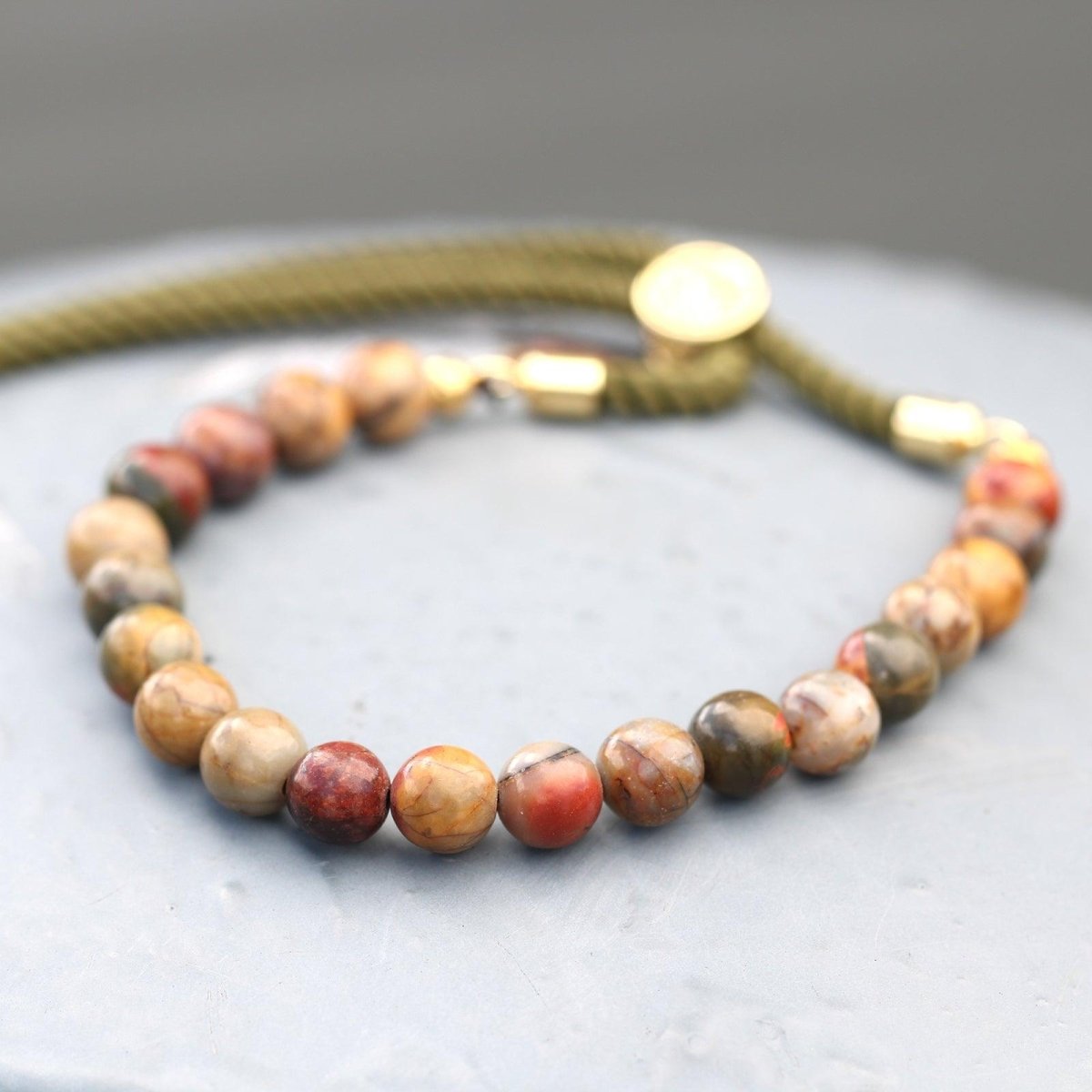 PICASSO - JASPIS ARMBAND - JASPURA (GOLD) - Lapis Mystica - Schmuck
