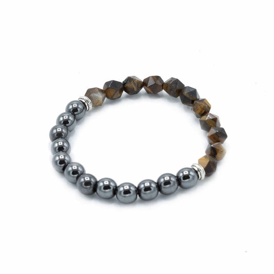 TIGERAUGE MAGNETARMBAND - STÄRKE - Lapis Mystica - 